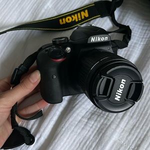 Nikon D3400 Digital SLR Camera & 18-55mm VR DX AF-P Zoom Lens (Black)